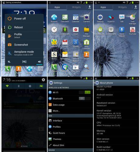 Samsung Galaxy S I9000 C-RoM Jellybean 4.3 Custom Rom 7