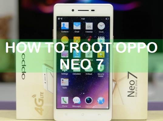 How To Root OPPO Neo 7 4