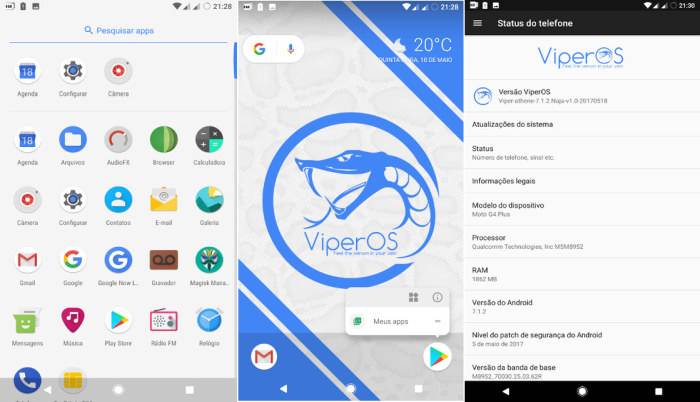 ViperOS Android 7.1.2 Nougat For Motorola Moto G4 Play 1