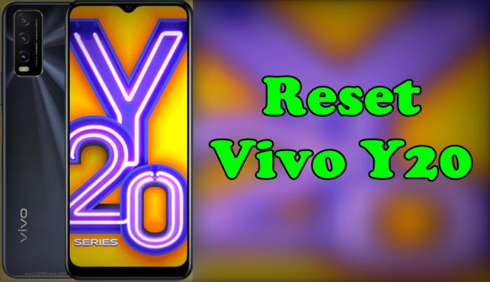 Reset Vivo Y20