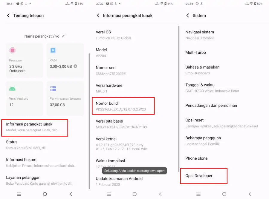 How to Enable Developer Options on Vivo Y22