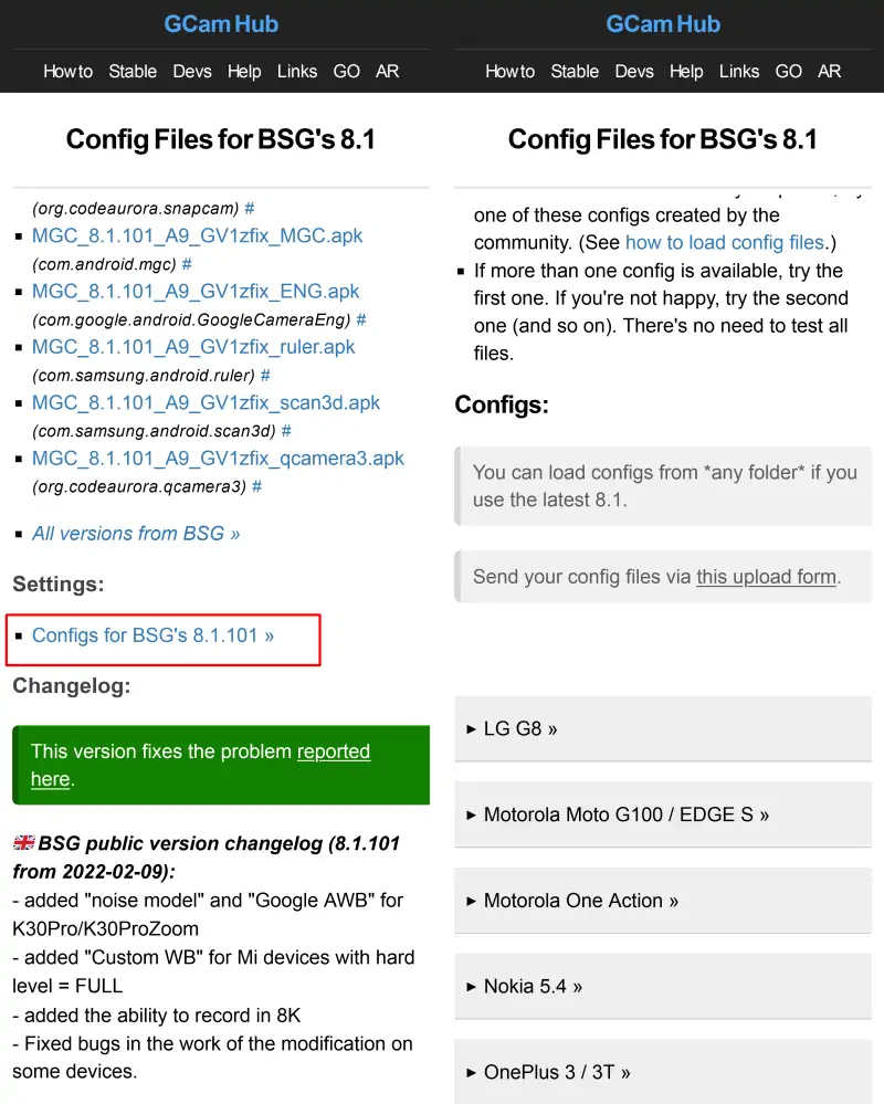 Download Configs File For Google Camera